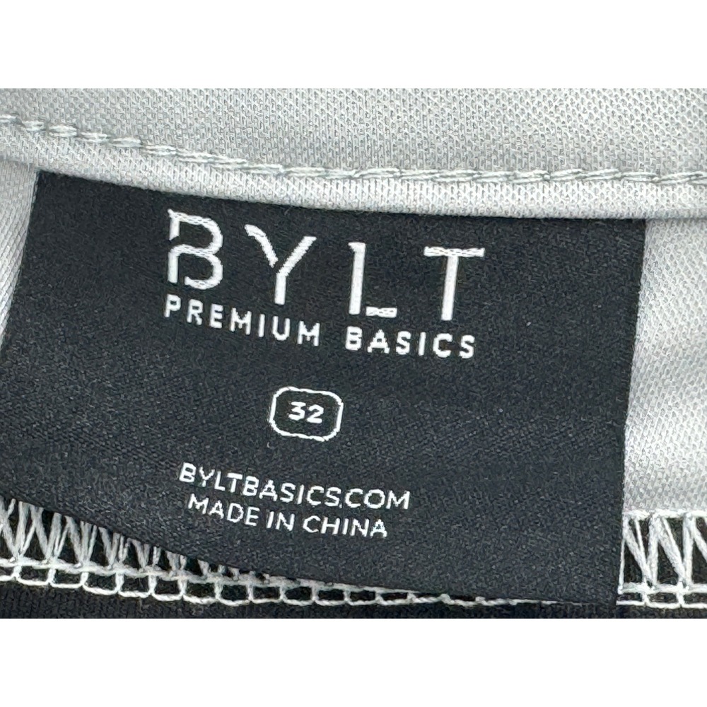 BYLT Premium Basics Everyday 2.0 Pants 32x30 STG Storm Gray Men's Trousers NWT - Picture 6 of 16